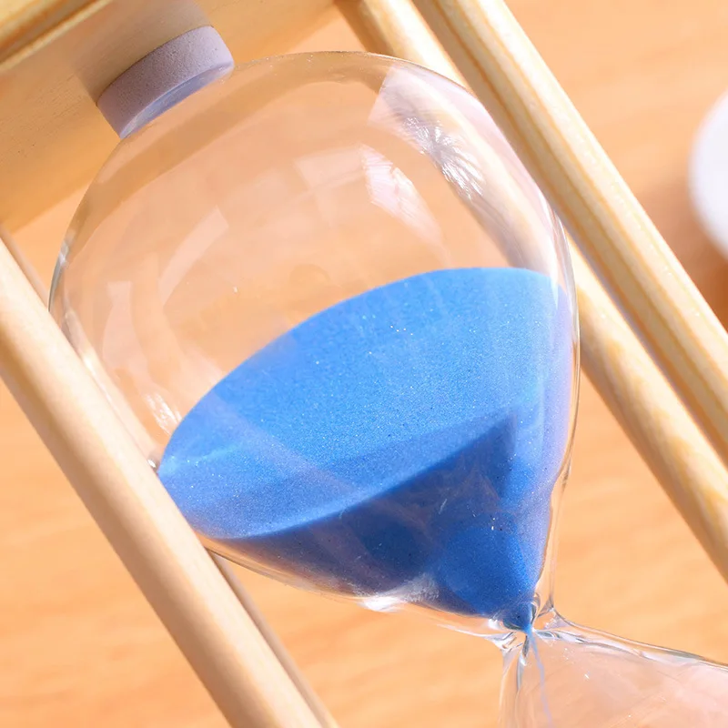 45/60 minutes wooden box colored crystal hourglass, solid wooden timer Valentine's Day gift, craft decoration 45/60 minutes wooden box colored crystal hourglass, solid wooden timer Valentine's Day gift, craft decoration