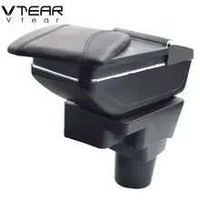 Vtear para Chevrolet Lova Aveo Sonic T250 T300 Armazenar conteúdo caixa apoio de braço central caixa de Armazenamento de suporte de copo do carro-styling acessórios