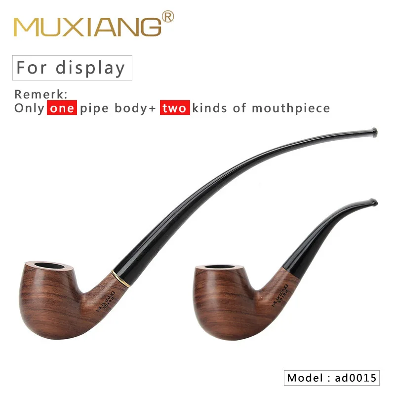 Tobacco Pipe Set 2 in 1 Wooden Smoking Pipe With 9mm Filter 10 Tools For Men