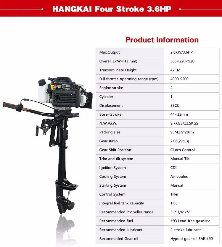 Профессиональные продажи качество 3.6HP лодочный мотор 4-х тактный лодочные моторы лодочный мотор ход