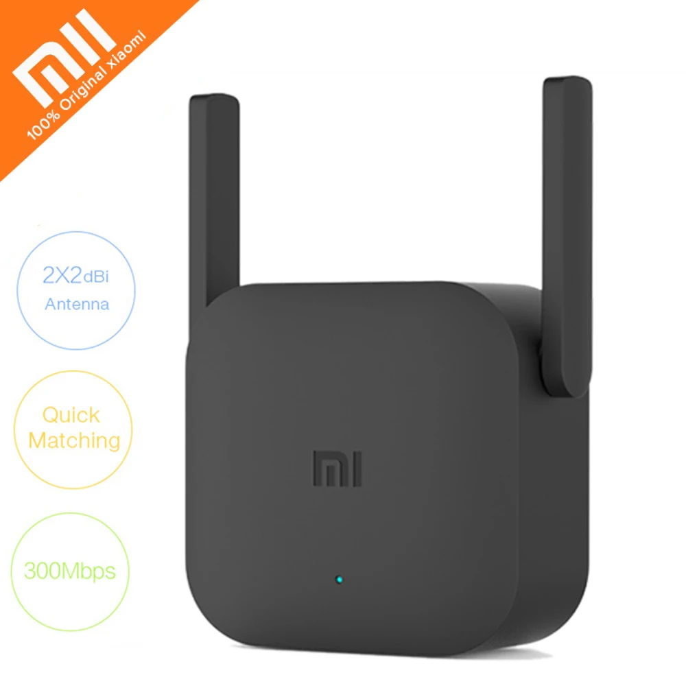 Оригинальный Xiao mi Pro 300 м Wi-Fi маршрутизатор повторитель усилитель для с 2 антенной