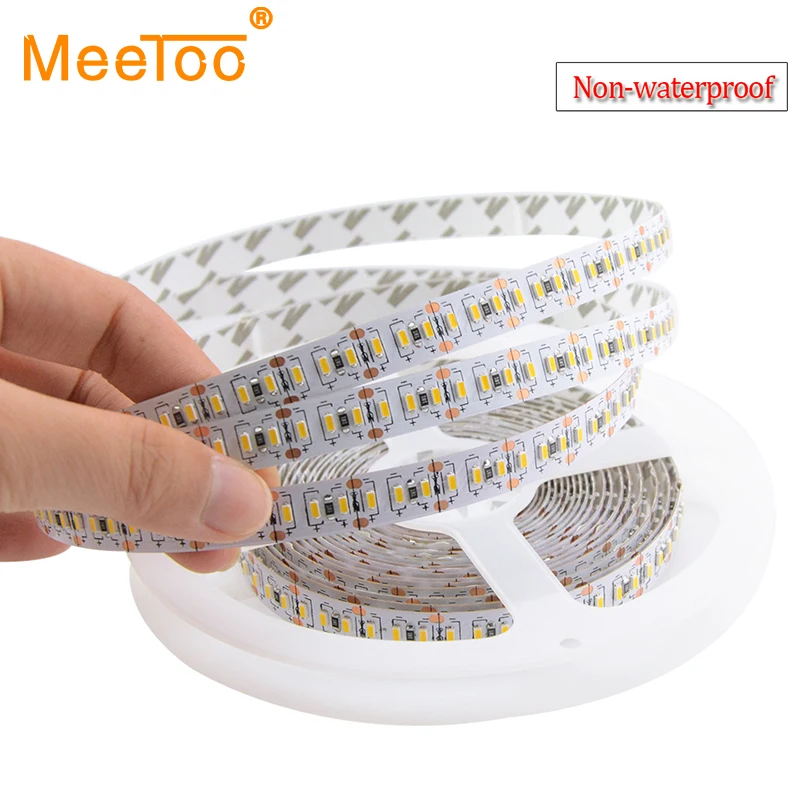 

Super Bright DC12V SMD3014 Led Strip IP20 IP65 Waterproof 204Leds/m 5M Fita Flexible Ribbon In White Warm White Blue Lighting