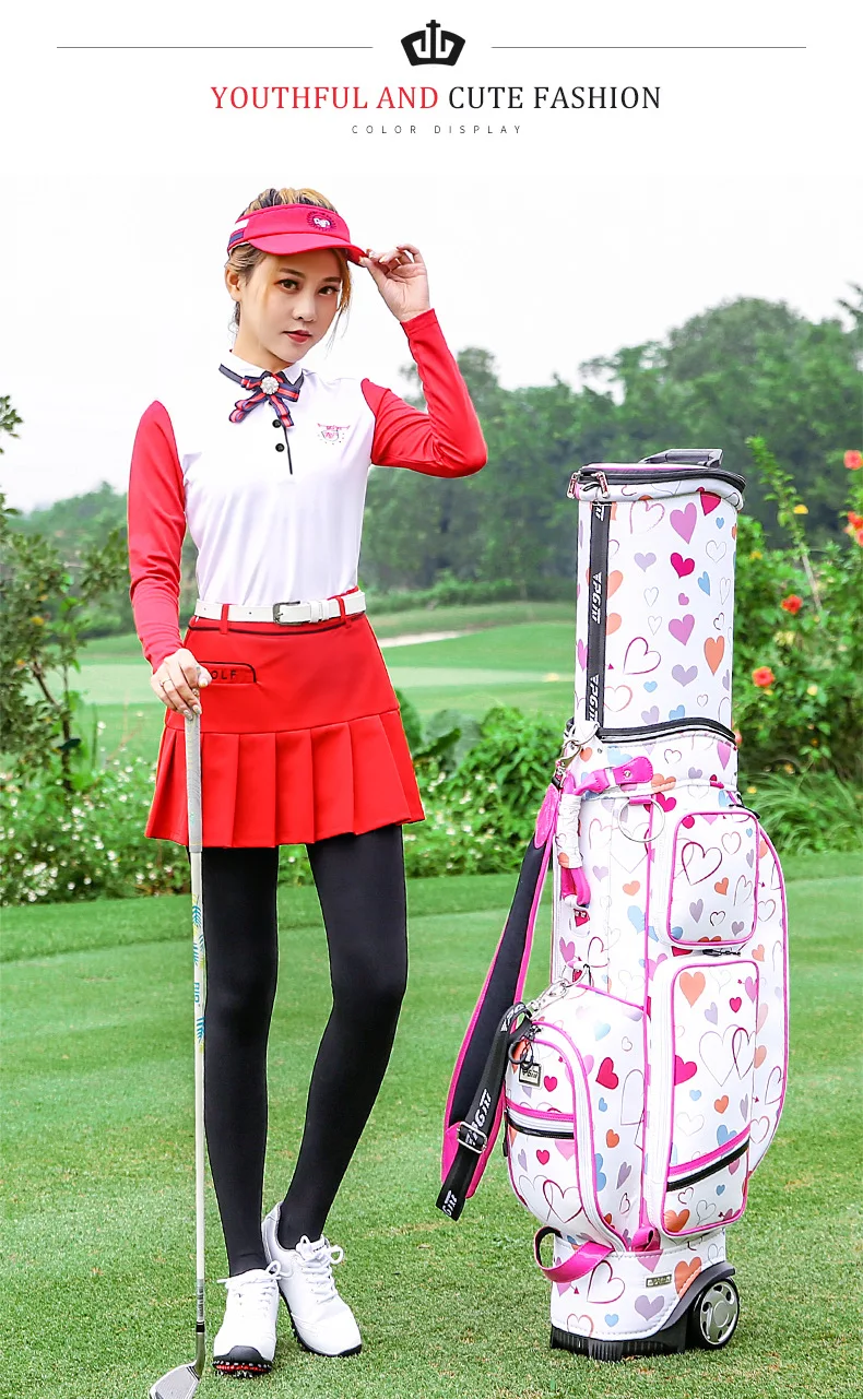 PGM golf Спортивная одежда для женщин сплошной цвет гольф плиссированная юбка осень зима для женщин тонкий дышащий эластичный Гольф спортивные шорты юбки