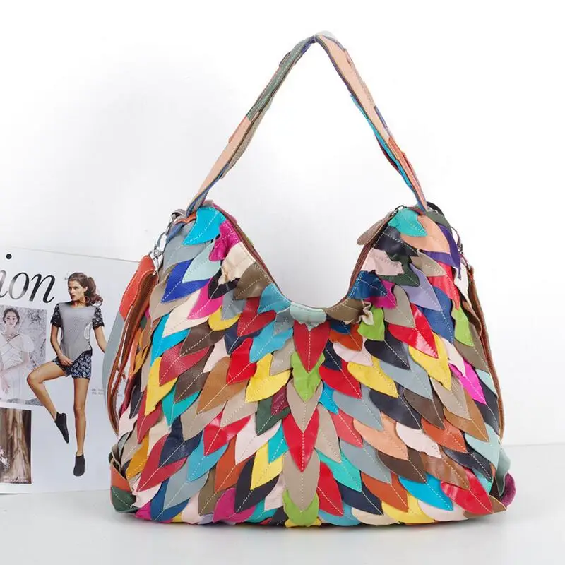 Женская сумка хобо из натуральной кожи с ручками и плечевым ремнём|hobo brands|handbags women