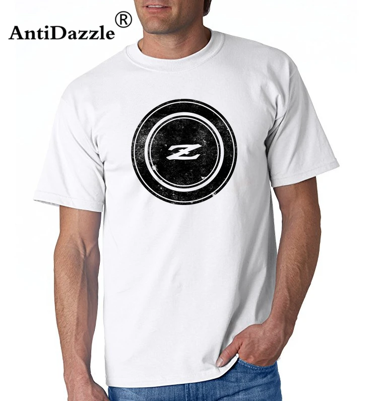 Хлопковые футболки для Для мужчин Datsun 240z эмблема молодежи Slim Fit короткий рукав