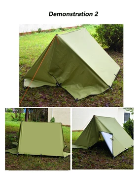 Ultralight Tarp Outdoor Camping Survival Sun Shelter Shade Awning Silver Coating Pergola Waterproof Beach Tent 4