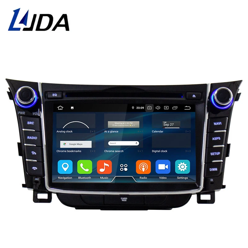 Cheap LJDA Android 9.0 Car dvd player for Hyundai I30 Elantra GT 2012 2013 2014 2015 2016 2 Din Car Radio gps stereo Multimedia Audio 1 Cheap LJDA Android 9.0 Car dvd player for Hyundai I30 Elantra GT 2012 2013 2014 2015 2016 2 Din Car Radio gps stereo Multimedia Audio 1