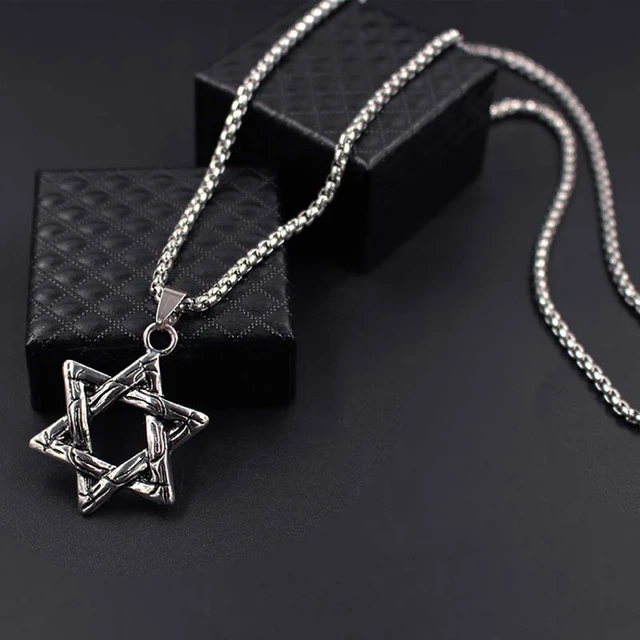 Star David Necklace Women  Stainless Steel Choker Necklace - Fashion Star  Necklace - Aliexpress