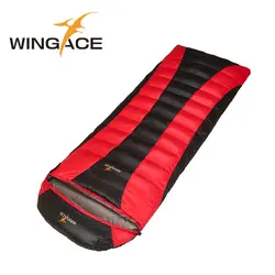 WINGACE заполнить 600 г утка вниз открытый спальный мешок для взрослых Кемпинг туристов восхождение Пеший Туризм Сверхлегкий конверт спальный