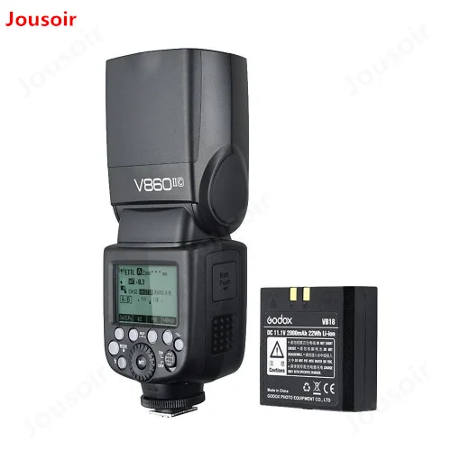 Godox Ving V860II C 2 4G E TTL Li on Battery Flash Speedlite для камеры CD15|Фотовспышки| |