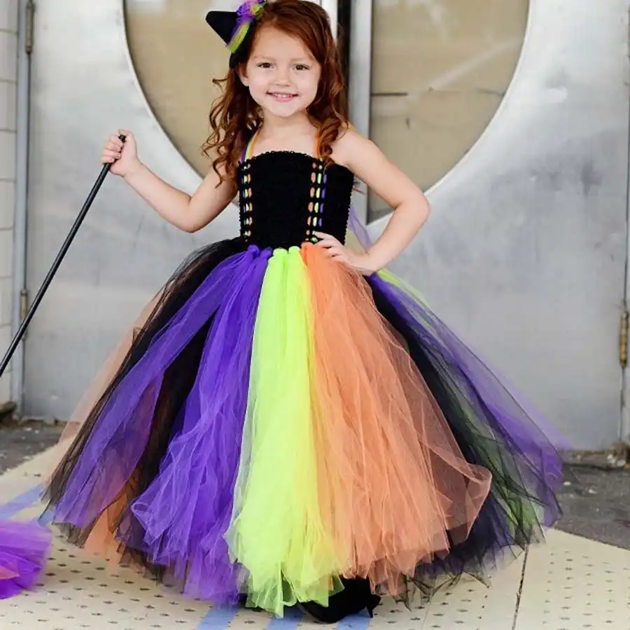 halloween witch tutu dress