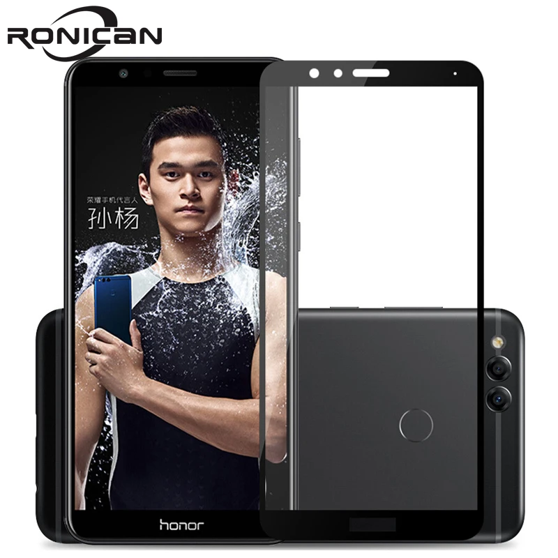Закаленное стекло для Huawei Honor V10 9Lite Enjoy 7S полное покрытие 9H закаленное защита