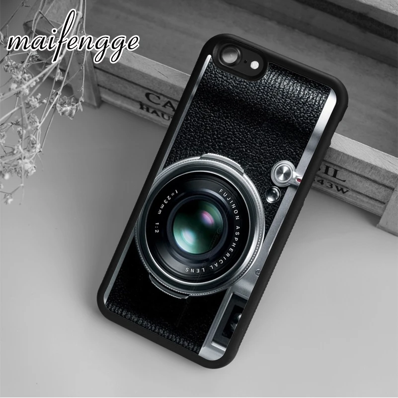 

maifengge Vintage Camera b Case For iPhone 6 6S 7 8 Plus X 5 5S SE Case cover for Samsung S5 S6 S7 edge S8 Plus shell