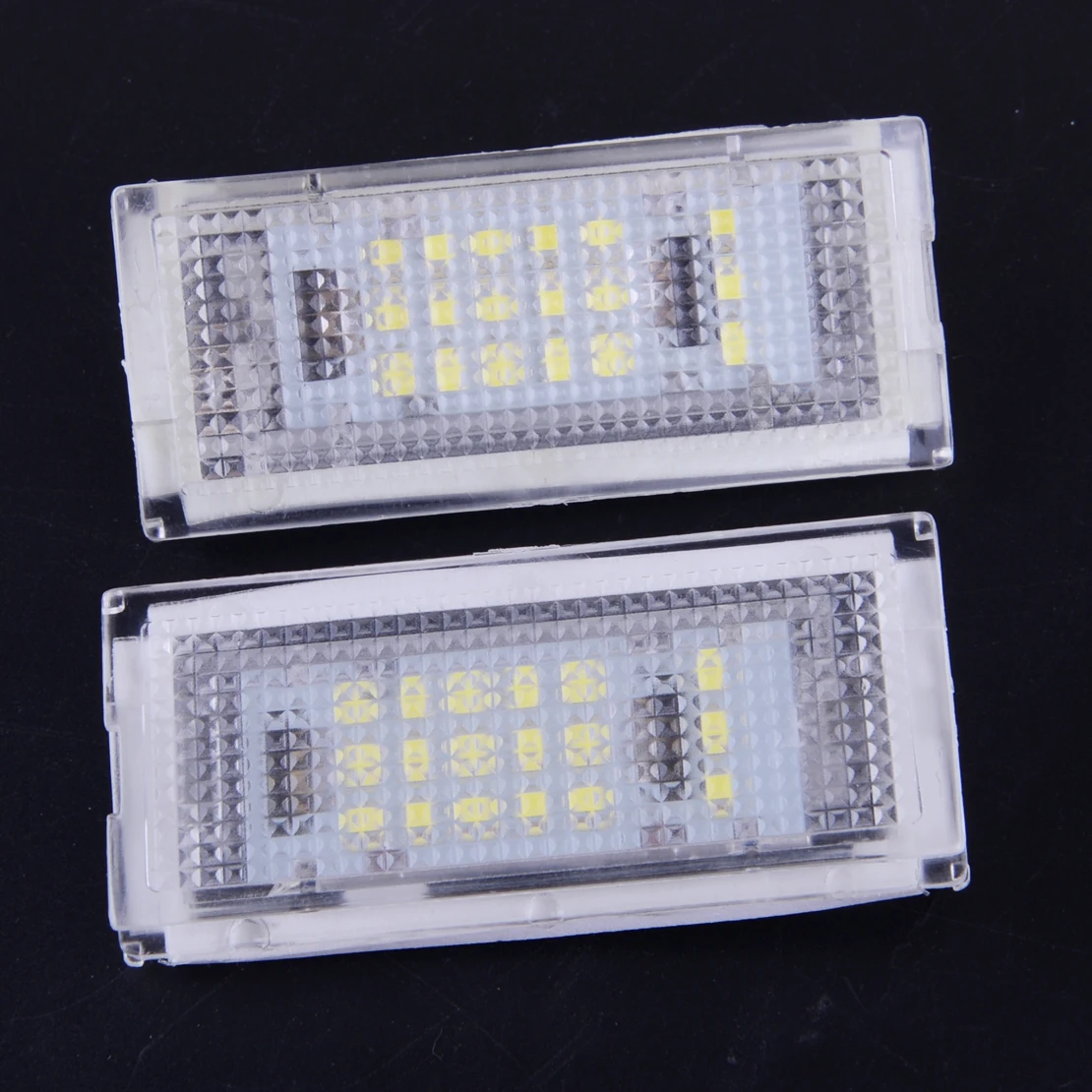 

DWCX 1 Pair White 18LED Car License Number Plate Light Lamp fit for BMW BMW 3 Series E46 4D Sedan 1998 1999 2000 2001 2002-2005