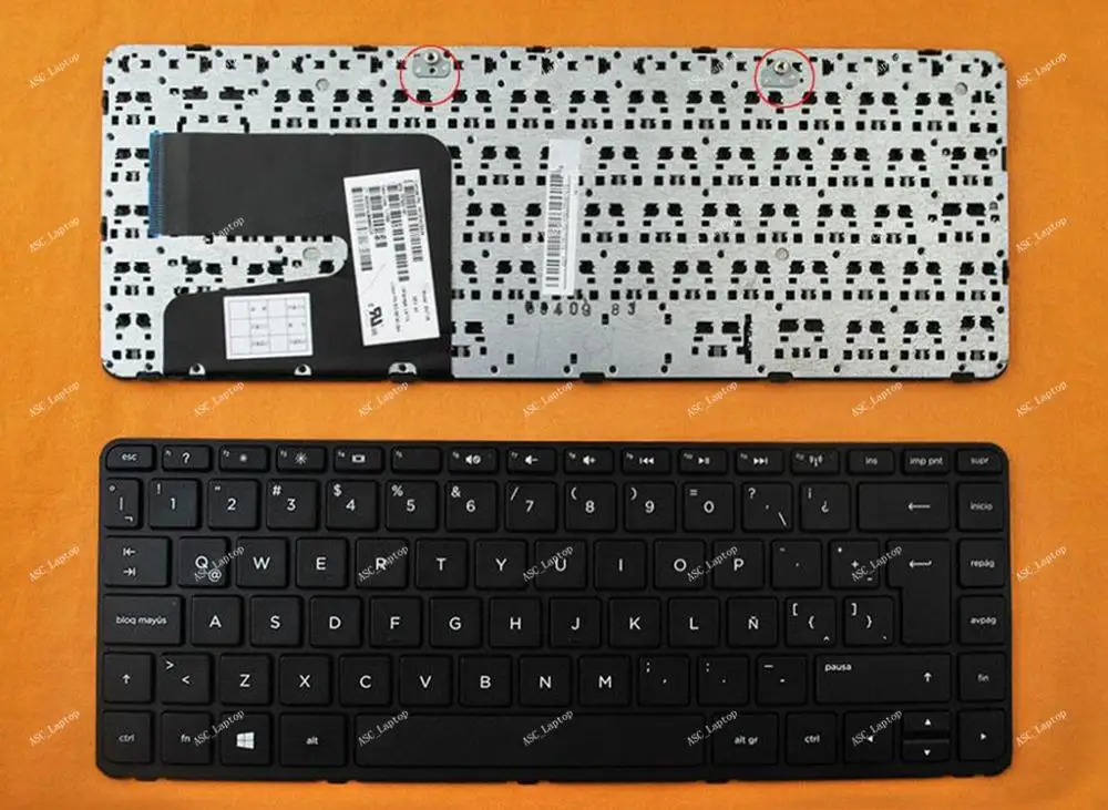 

New La Latin Spanish Keyboard For HP Pavilion 14-n 14-n200 MP-13M56LA-698 PK1314C2A24 laptop Black Frame Black WIN8