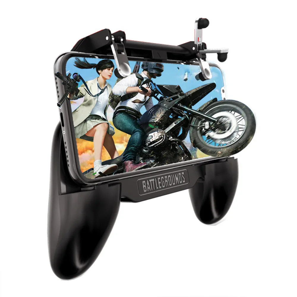 3in1 Pubg Controller Gamepad Pubg Mobile Trigger L1R1 Shooter Joystick Game Pad Phone Holder Cooler