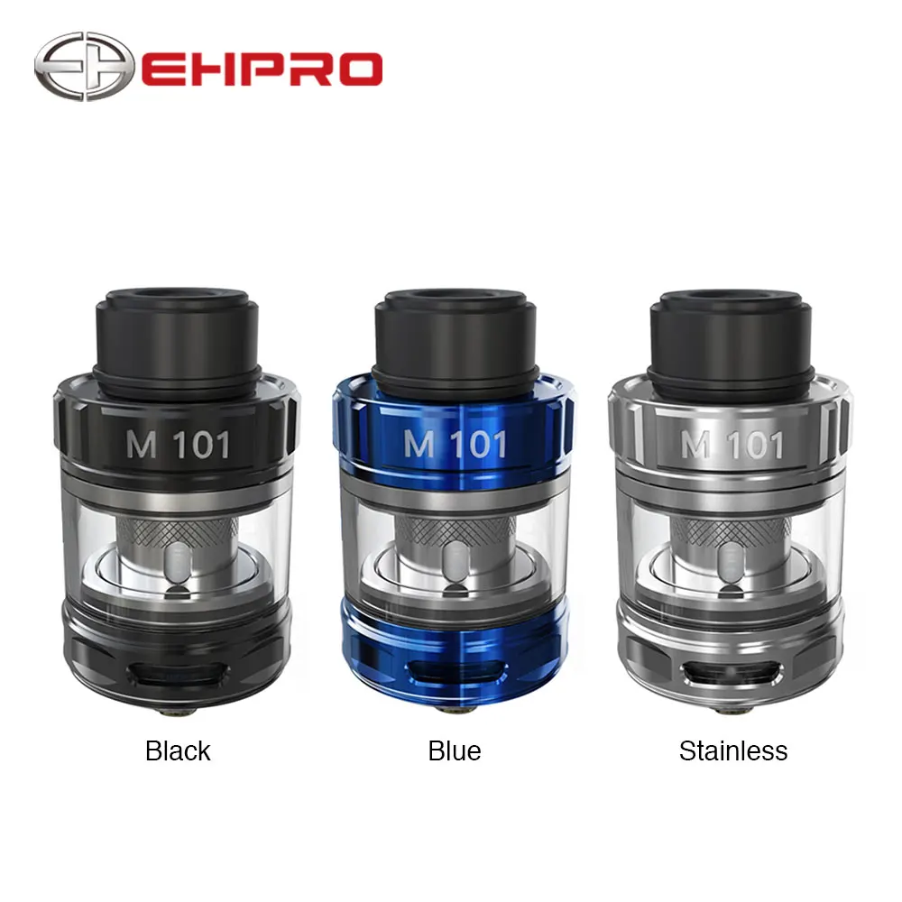 

Original Ehpro M 101 Subohm Tank 2ml/3ml Atomizer Innovative EL1B-2 Mesh Coil 0.3ohm Top Refill Ecig Vape Tank VS Zenith MTL