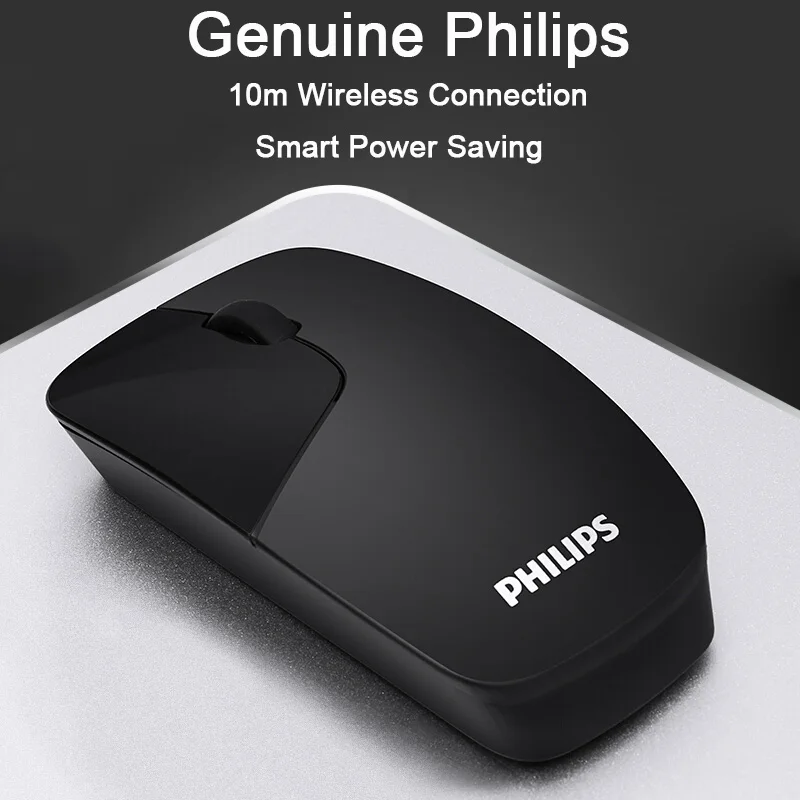 Philips SPK7402 оригинальная 2 4G Беспроводная оптическая мышь с 1600 точек/дюйм для