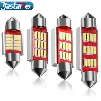 

1pcs 31mm 36mm 39mm 41mm C5W C10W CANBUS NO Error Auto Festoon Light 12 SMD 4014 LED Car Interior Dome Lamp Reading Bulb DC 12V