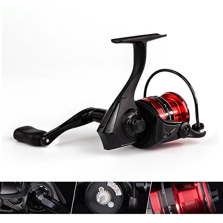 

ABU GARCIA BLACK MAX Spinning Fishing Reel BMAXSP10-60 1000-6000 5.2:1 3+1BB Graphite Body Saltewater Fishing Reel