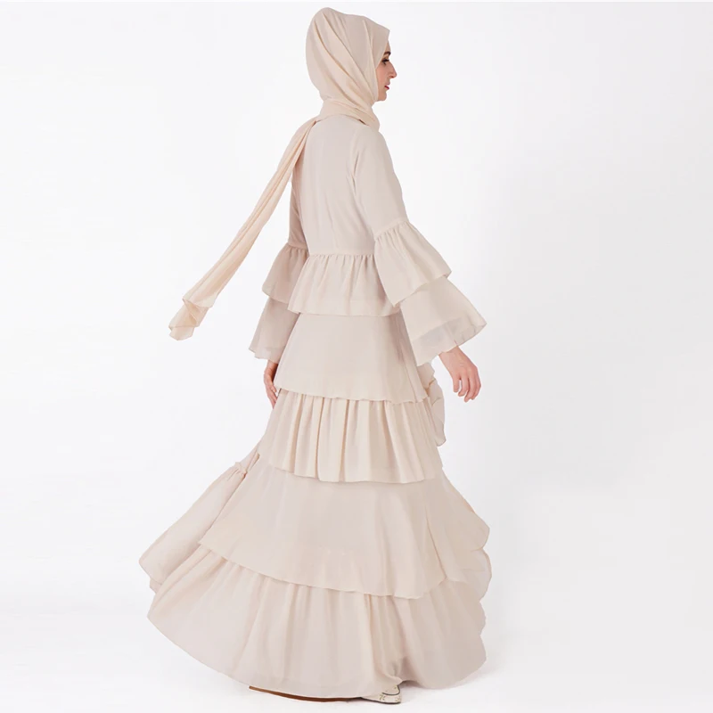 Abaya dubai kaftan hijab muçulmano vestido malásia