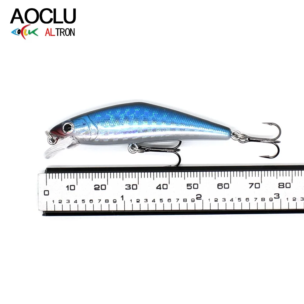 AOCLU jerkbait wobblers فائق الجودة 6 ألوان 58.8 ملليمتر الطعم الثابت البلمة Crankbait الصيد السحر غرق VMC السنانير شحن مجاني AOCLU jerkbait wobblers فائق الجودة 6 ألوان 58.8 ملليمتر الطعم الثابت البلمة Crankbait الصيد السحر غرق VMC السنانير شحن مجاني