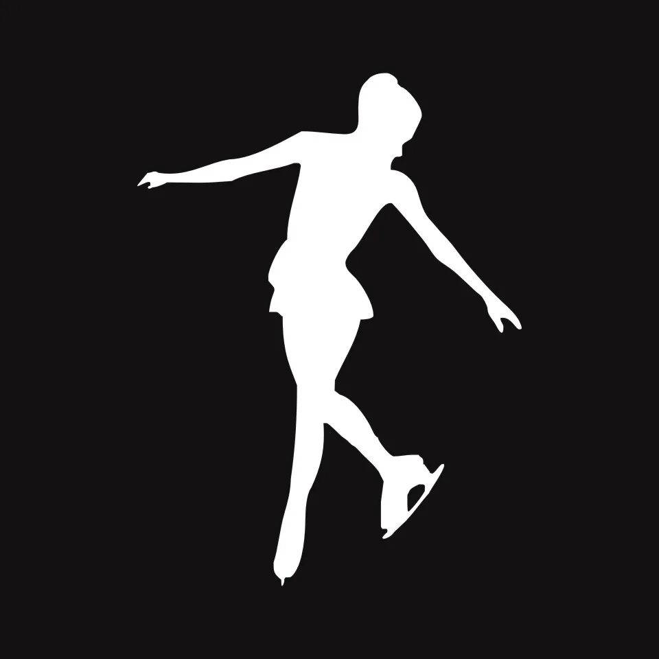 Anycuros Figure Skater Personality Motorcycle Stickers 10.3cm13 (6)