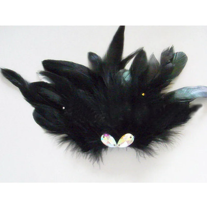 

Black Swan Lake Hand Made Crystal Real Feather Head Wear,Ballet Dance Ornament Retail Wholesale Free Shipping