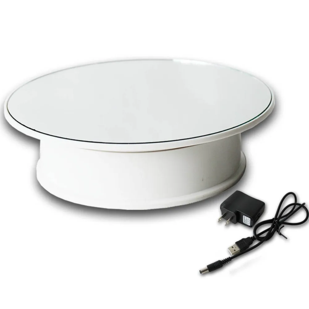 Wholesale Free Shipping Battery And AC Adapter Powered Rotating Display Stand For Camera Ipad