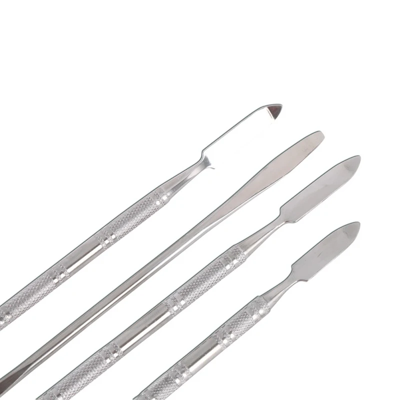

1Pcs Beauty Stainless Steel Makeup Nail Art Eye Shadow Foundation Mixing Spatula Cosmetic Tool Stick
