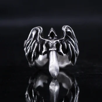 

Game Dark Seraphim Tyrael Archangel Ring s925 Personality Jewelry Gift for Men Women Party Cosplay Costume Accessories