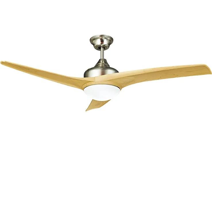 Us 126 15 13 Off Vintage Simple Ceiling Fan 52inch Led Lamp Dining Room Living Room Western 3 Abs Baldes Bedroom Silent Fan Light With Controler In