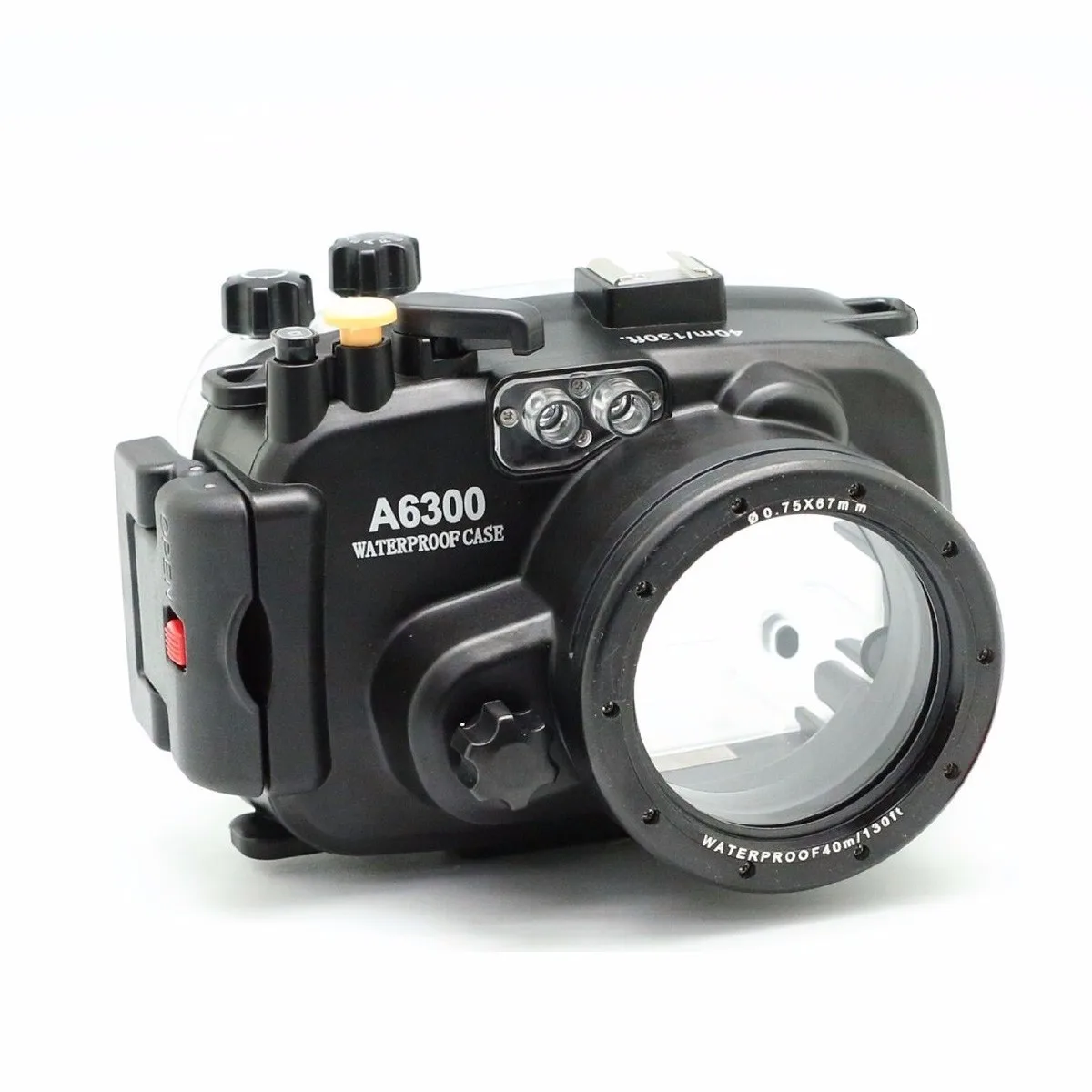 Meikon 130ft корпус для подводной Камеры sony A6300 + широкоугольный купольный объектив