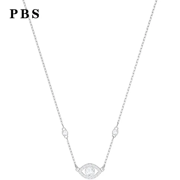

PBS Original Copy High Quality 1:1 Exquisite Eye Necklace Plated With Platinum Logo Free Of Charge Wholesale Manufacturers