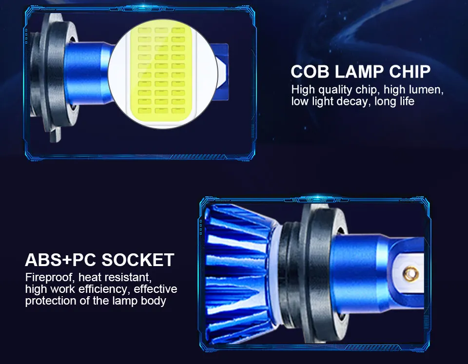 AcooSun H4 светодиодный H7 автомобилей головной светильник H1 H3 H11 HB3 9005 6000 К 50 Вт 5000LM все в одном Автомобильные фары светильник HB4 9006 9012 COB комбо