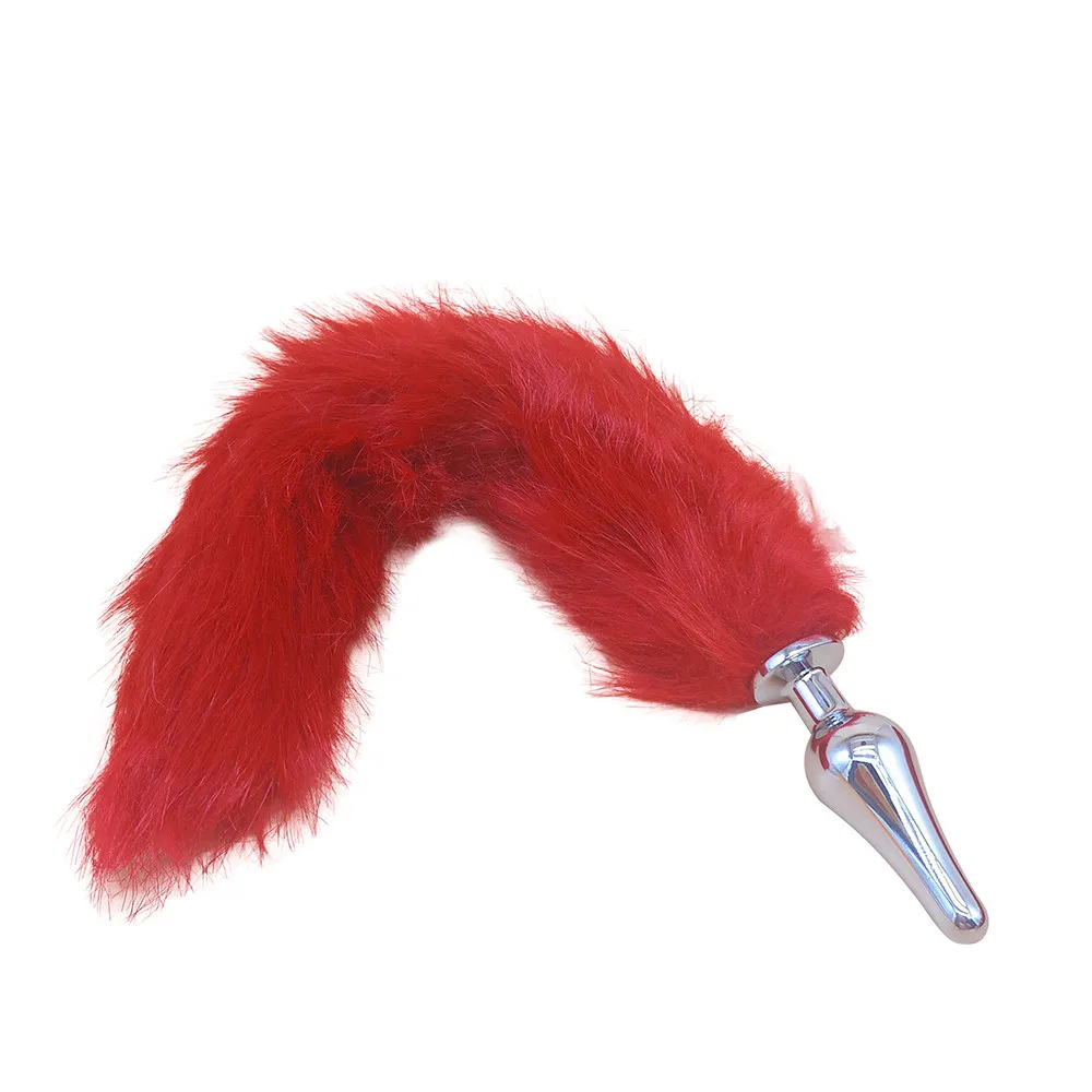 Buy Anal Sex Toys For Beginners Small Butt Plug Fox Tail Metal Anal Toys O71109