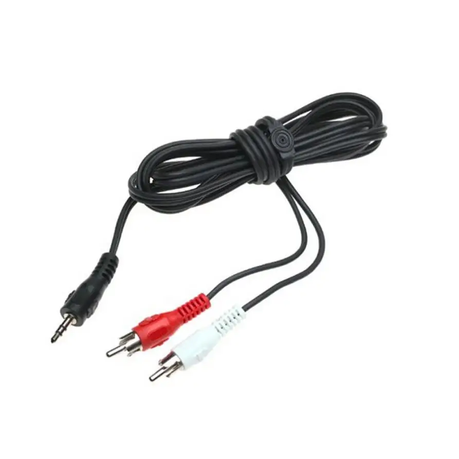 

Factory Price Binmer Hot Selling 3m Mini Plug 3.5mm Plug Jack to 2RCA Male Stereo Audio Cable Splitter J09T Drop Shipping