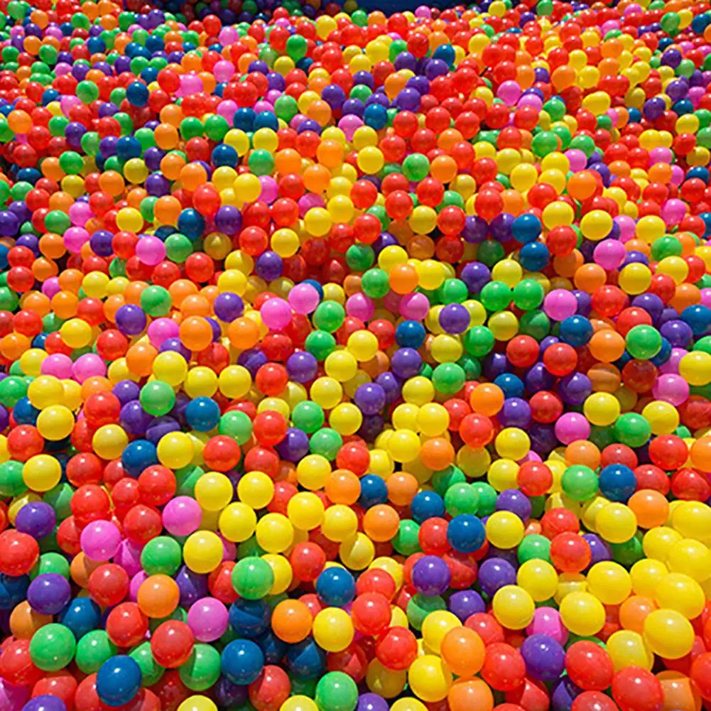 

100Pcs Colorful Soft Water Pool Ocean Wave Ball Outdoor Fun Sports Baby Toy