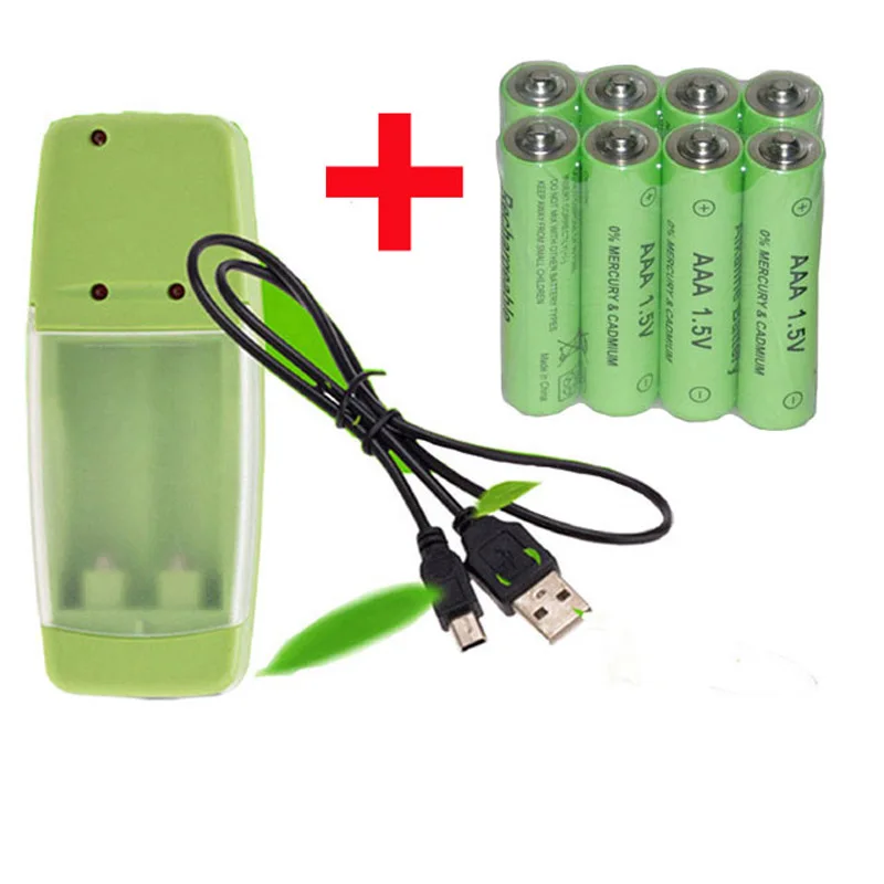 Soravess 2-8 шт./лот AA батарея 3000mah 1,5 V Щелочная AAA 2000 mAh аккумуляторная батарея для дистанционного управления игрушка с зарядным устройством