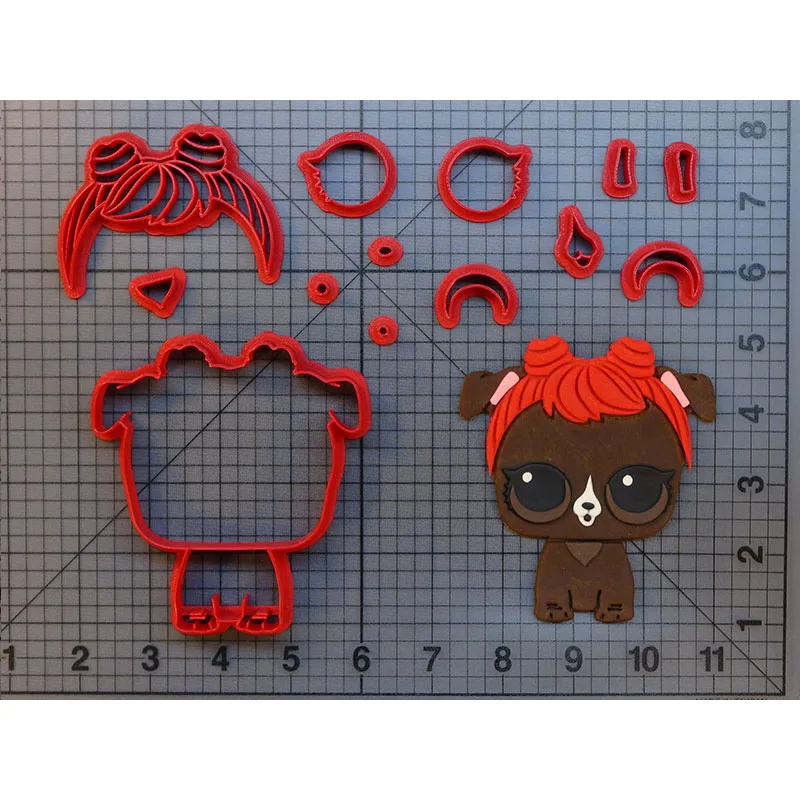 

Vedio Game Surprise Dolls Cookie Cutter Set Cake Decorating Tool Custom 3D printed Cake Cutter Fondant Mould Fondant Cutter