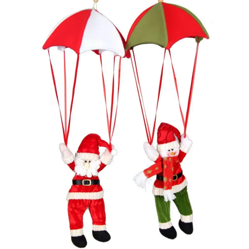 2017 рождественские домашние потолочные украшения парашют 28 см Санта Клаус