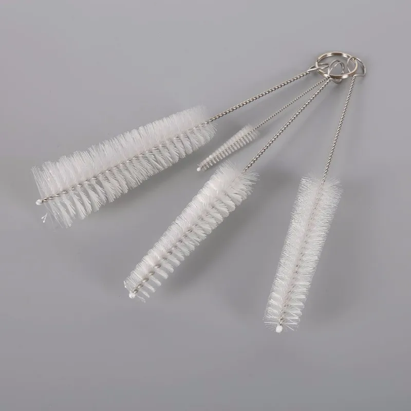 Щетка для очистки соломы из нержавеющей стали 4 шт.|brush cleaner|straw brushcleaning brushes stainless