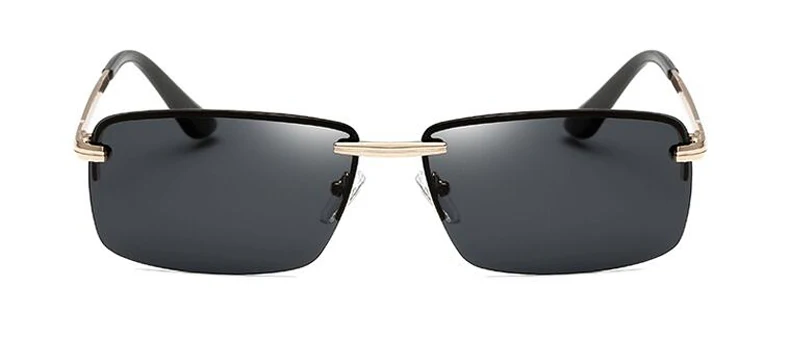 Бензола оправы солнцезащитных очков Для мужчин Брендовая Дизайнерская обувь Винтаж поляризованные солнцезащитные очки, мужские очки для вождения очки оттенки черный чехол 9195