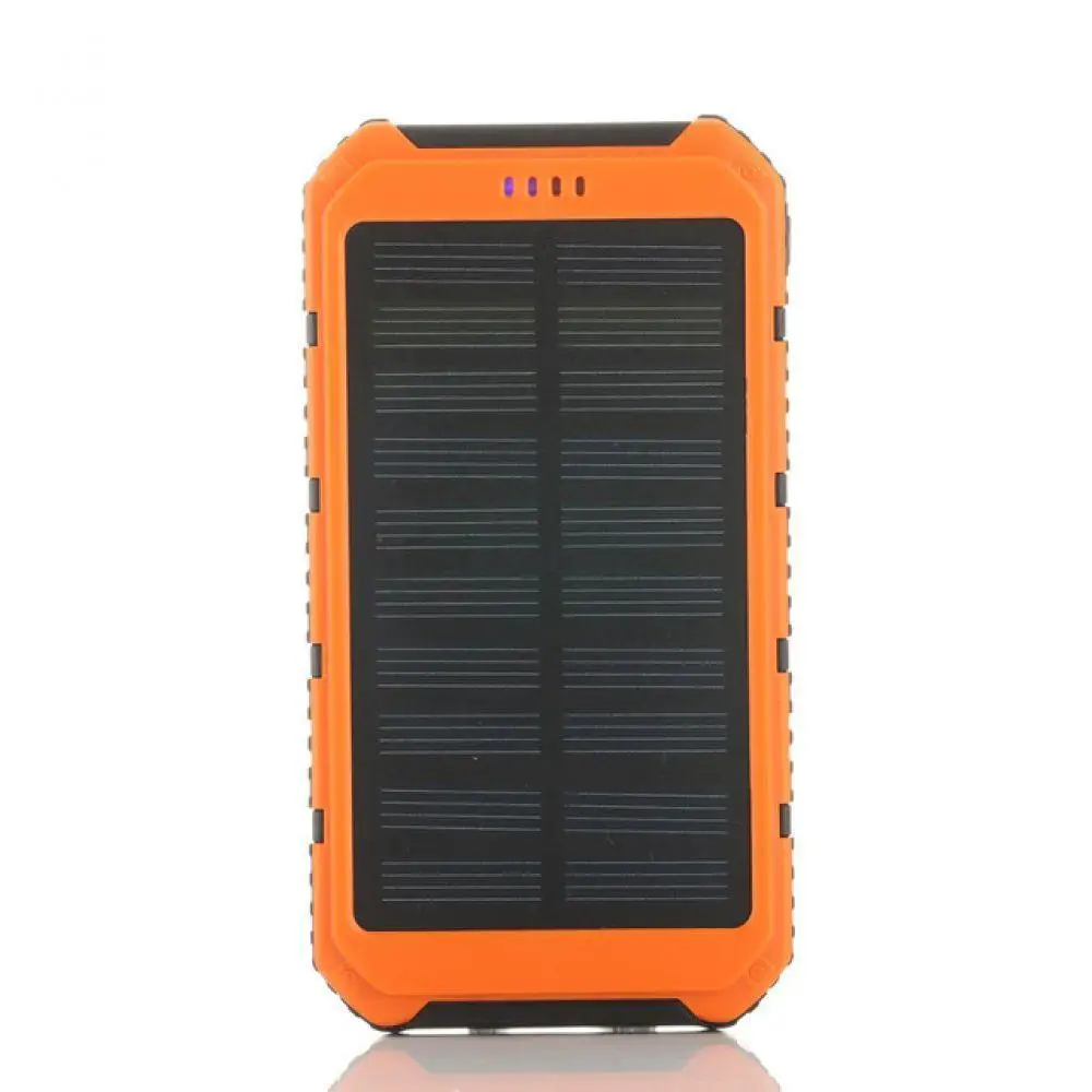 New Power Bank 20000mAh Solar Powerbank Extreme MobilePhone Pack Dual USB LED External Battery Pack for iPhone Xiaomi Samsung - Цвет: 10