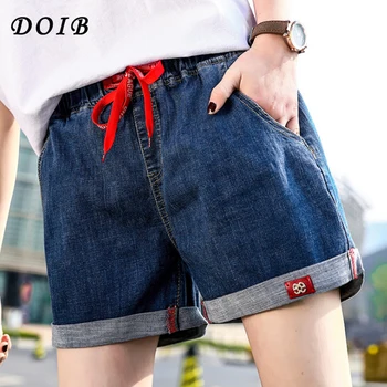 

Solid Women Clothing Denim Shorts With Pockets New Arrival Summer Ropa Mujer Slim Short Pants Feminino Casual Jeans