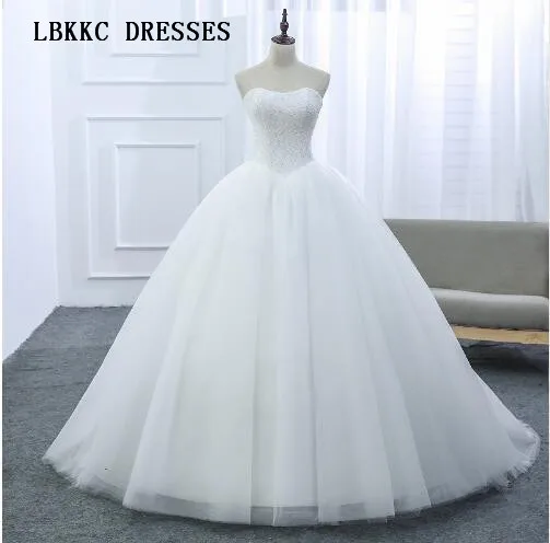 Бальное платье Свадебные платья Тюль с кружевом свадебное Vestido De Noiva|Свадебные