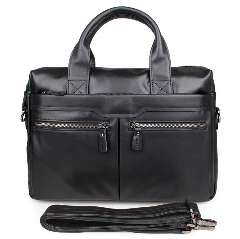 

15.5inch Genuine leather men messenger bags business Leather laptop bag men bag men's briefcase Tote travel shoulder laptop bag