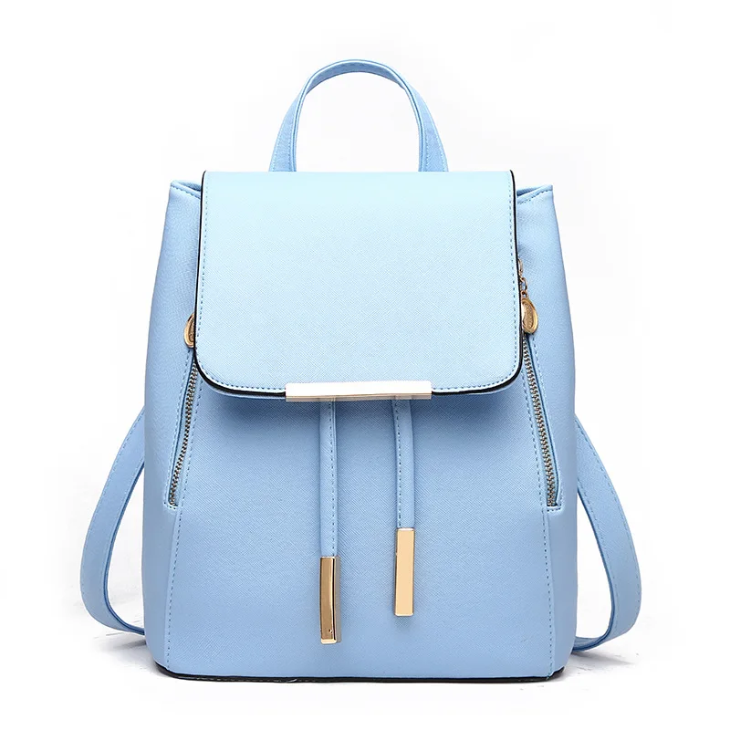 

2017 Top-handle Backpacks School Bags For Teenagers Girls Women Backpack High Quality PU Leather Mochila Escolar