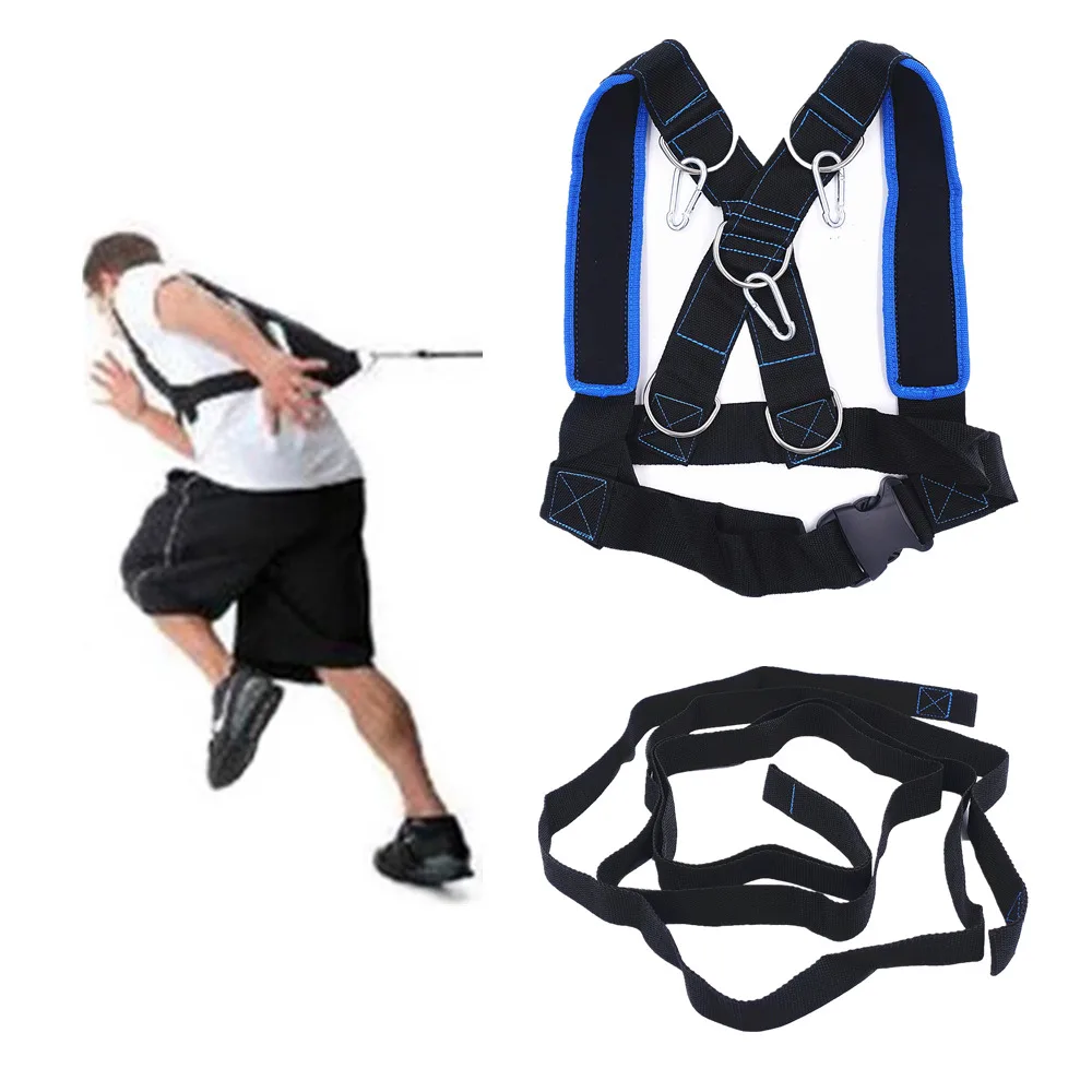 Speed Running Training Sled Shoulder Harness Sport Accessories Weight Bearing Vest Home Gym Fitness Body Building Equipment Speed Running Training Sled Shoulder Harness Sport Accessories Weight Bearing Vest Home Gym Fitness Body Building Equipment