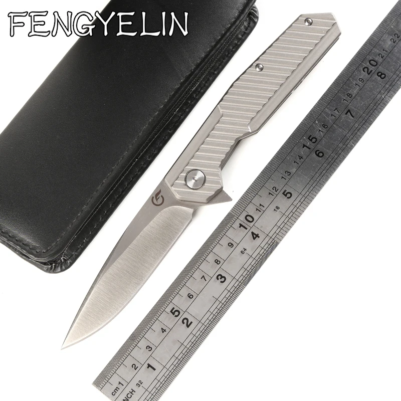 FENGYELIN Longwind F 1601 CPM 20CV лезвие шариковый подшипник TC4 titanium складной нож лагерь Охота